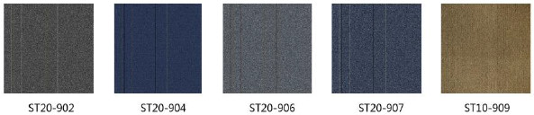 50x50cm Decorative Nylon Carpet Tiles PP Carpet Tiles With Bitumen Backing