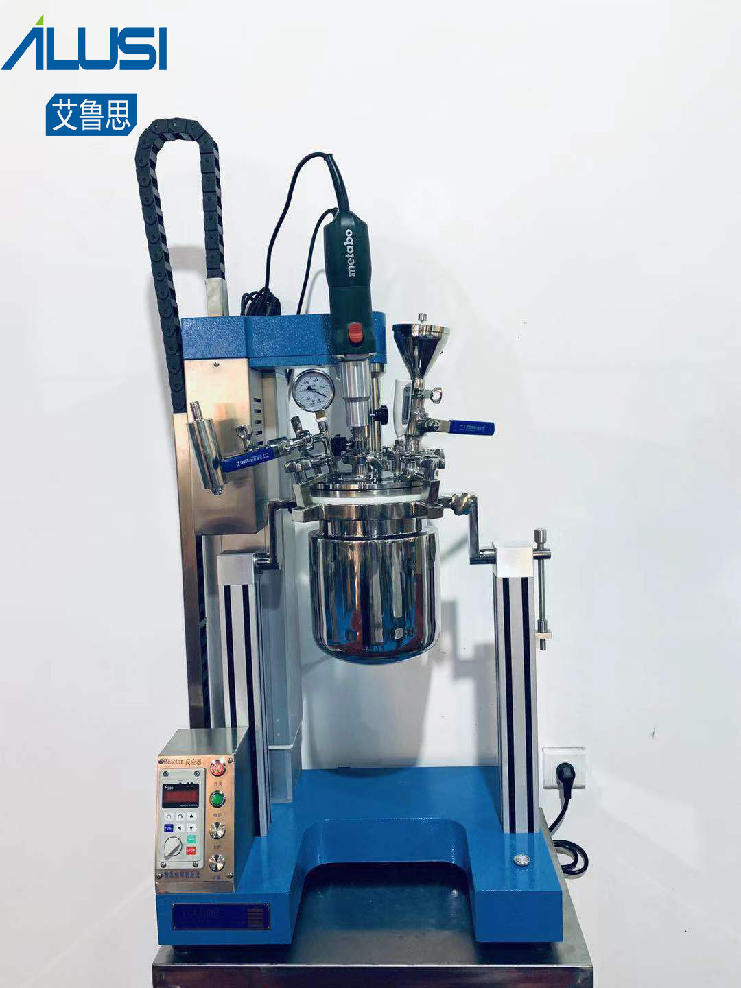 10L SS Vacuum Homogenizer Laboratory Emulsifier Mixer For Cosmetics Cream Paste