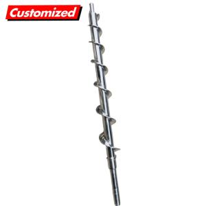 China Smooth Operation Stainless Steel Auger Screw Heat Resistant For Sludge Dewatering Machine wholesale