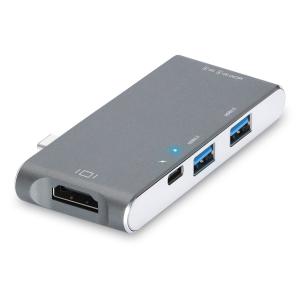 China USB C Hub, 6 in 1 MacBook Type C Hub with Pass-Through Charging, SD/Micro SD Card Reader, 2 USB3.0 Ports and 4K  wholesale
