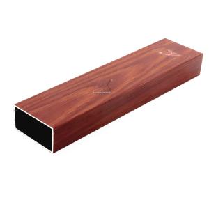 China Made In China High Quality Hot Sale Customized Wood Grain Aluminum Pipe / Tube wholesale