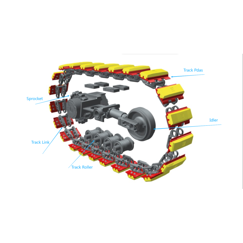 Track Roller Bottom Roller 2571213 for Cold Milling Machine Undercarriage Parts OEM Replacement Parts Manufacturer Wholesale