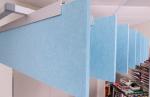 Suspended Sound Proof Pet Acoustic Ceiling Board Polyester