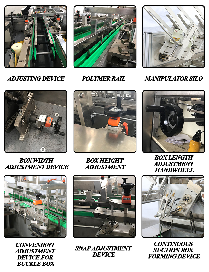 Cosmetic Soap Horizontal Cartoning Packaging Machine Filling Equipment 1.2T 50box/ Min