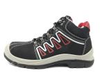 Composite Toe Cap Safety Boots , PVC Safety Shoes Edge Stitching American