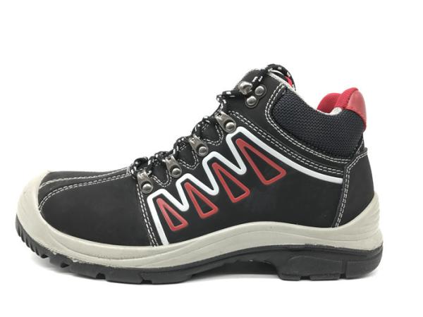 Composite Toe Cap Safety Boots , PVC Safety Shoes Edge Stitching American