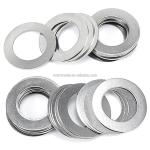 ODM Flat Thin Washers Shims SS304 316L Stainless Steel Round Square