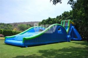 China 0.55mm PVC Tarpaulin Giant Inflatable Slide For Event / Huge 42ft Tall Drop Kick Water Slide on sale