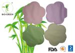 Customized Printed Bamboo Breast Pads For Woman 12*12cm Size Multi Color