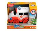 Light And Sound Rescue Fire Truck Ambulance Baby Girl Toys Red Blue 8 "