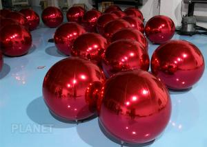 China Dazzle Color Inflatable Mirror Ball , 60cm Inflatable Disco Balloon For Wedding Decoration wholesale
