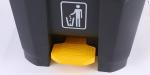 Hospital Medical 30L Plastic Rectangle Waste Pedal Bin