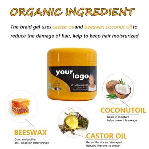 China Extra Hold Private Label Twist Loc Gel Custom Braid Gel Jam For Neat And Shiny Braids wholesale