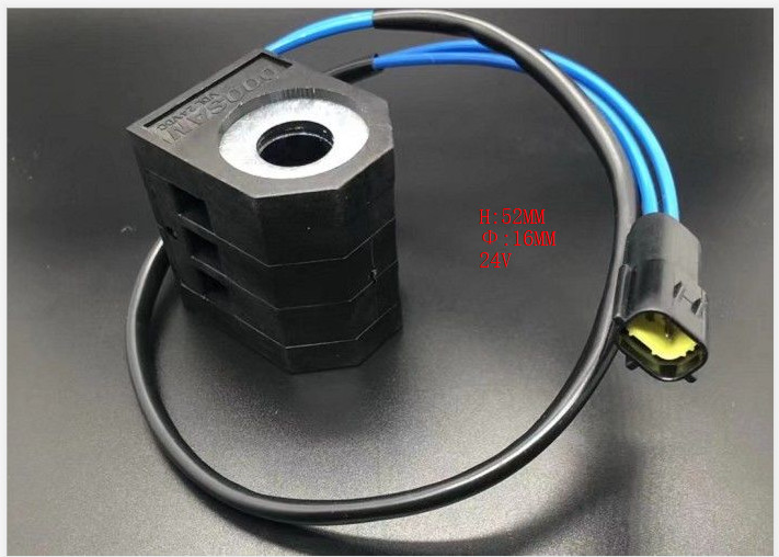 52mm 12V/24V DC24V DH220-5 Excavator Solenoid Valve