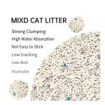 Strong Clumping Mixed Cat Litter Dust Free Kitty Litter Sand