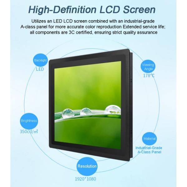 12.1 Inch IP65 Waterproof Embedded Industrial Touch Panel PCs Fanless Windows/Linux Rugged All-in-One Design Stock