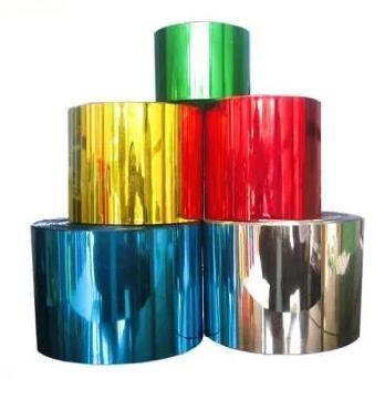 Transparent PVC Twist Film， Rainbow Film For Candy Wrapping， Twist Film Candy