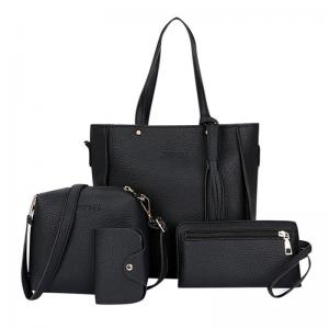 China 4Pcs/Set Women PU Crossbody Bag Set Leather Shoulder Bags Ladies Purse wholesale