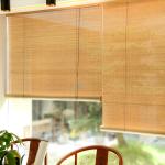 Environmentally Bamboo Roller Shades Manual Pergola Bamboo Blinds 60 X 180cm