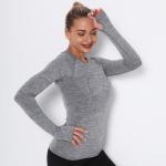 Seamless yoga clothes women fast dry dance rhyme fitness clothes jacket sports