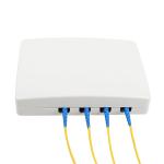 OEM ODM Fiber Optic Distribution Box , FTTH Termination Box 4 Core