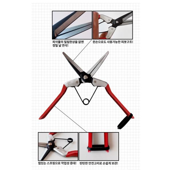Onion Multi Purpose Snips Scissors Spring Ambidextrous Structure