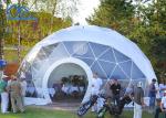 Luxury Rainproof Commercial Dome Tent Hotel Spherical With Bedrooms Pvc Dome