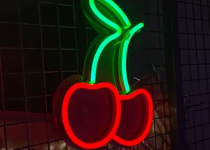 China Cherry Led Neon Signs LED Illuminated Sign signage US/ UK/ AU/ EU Plug wholesale