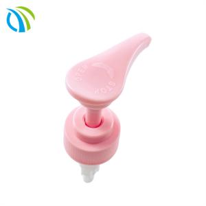 China 32/410 Reuseable Pink Lotion Pump Double-Deck For Shampoo wholesale