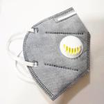 Adult Valved Dust Mask Vertical Folding Nonwoven Respirator Mouth Mask