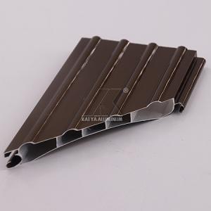 China Bronze Roller Shutter Aluminium Profile Electrophoresis Surface Treatment wholesale