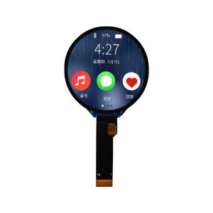 China 300 Cd/m2 LCD Round Display 1.6 Inch Industrial Display Screen 400x400 Resolution wholesale