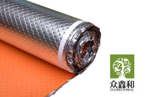 China Orange Underfloor Heating Underlay Water Proofing Anti Static Silver Foam wholesale