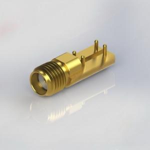 China CONN SMA Female Straight RF Coax Connector With .015&quot; Pin Edge Mount PCB wholesale