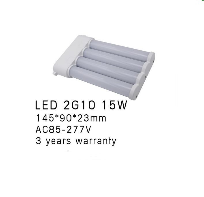 TYPE A+B 2G10 led PL light 12W CRI80 120LM/W 2835smd AC85-277V Three-year warranty