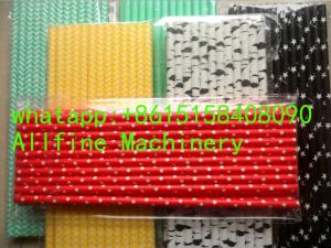 China High Speed Multi Cutters Paper Straw Making Machine wholesale