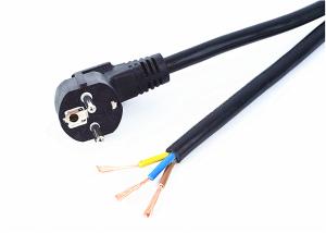 China European 3pin power cord no end cabale availavle UL ,RHOS ,CE and so on 1m/2m/3m wholesale
