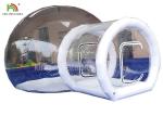 PVC Tarpaulin Inflatable clear Bubble Tent For Hotel 4 m Diameter