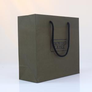 China Hand Length Handle Gravure Printing Cardboard Paper Gift Bag Packaging for Manufacture wholesale