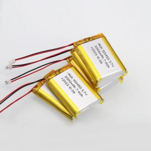 China 3.7V 2000mAh Lithium Ion Polymer Battery 0.5C Charging Current on sale