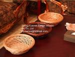 2016 wicker tray basket wicker storage basket willow fruit tray round shape