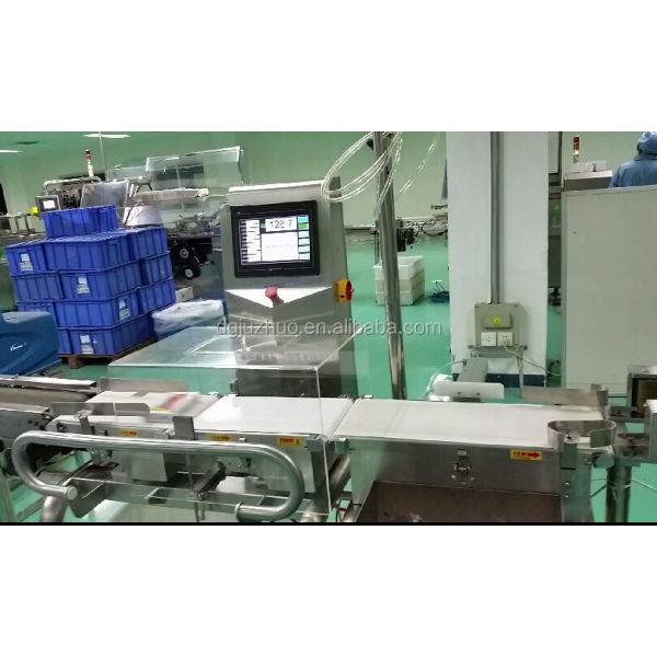 Streamlined Check Weigher Machine New Technology Direct Supply Weight Checking Equipment JZ-W300g