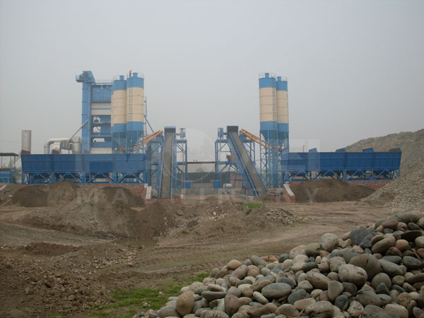 modular cement concrete mixing plant