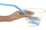 FDA Colorful Food Grade Silicone Straws , Reusable Portable Silicone Straw