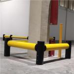 Powder Coated Finish Collision Protection Barriers Construction Outdoor Crash