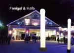 Battery Civilian Inflatable Light Tower With HMI575W For Exhibition Steep