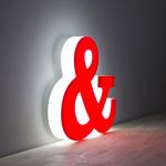 Sturdy Led Frontlit & Backlit Sign for commercial business Lightweight