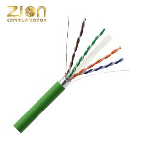 China F/UTP CAT6 BC PVC 0.57mm Copper Conductor HDPE Category 6 Ethernet indoor Cable PVC Jacket CPR NO.7112212 wholesale