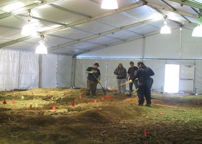 Transparent 15mx50m Storage Warehouse Tent for archaeological