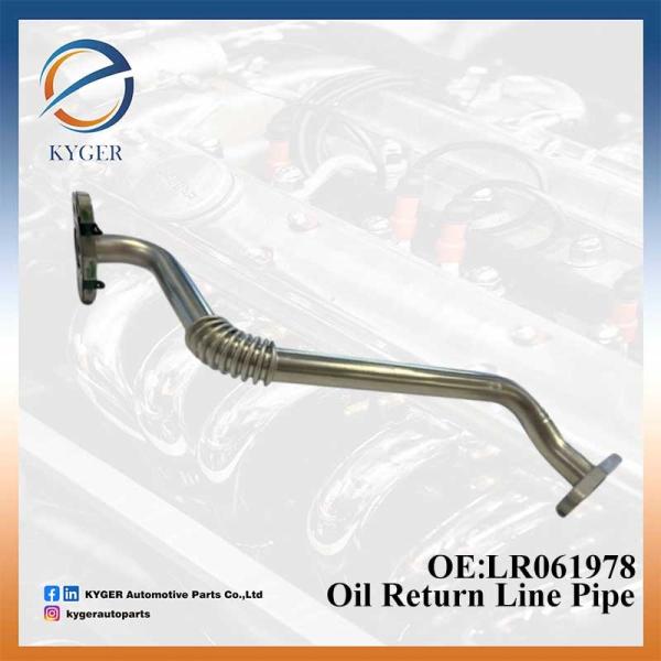 Car Parts Turbocharger Oil Return Line Pipe LR061978 for Land Rover Range Rover